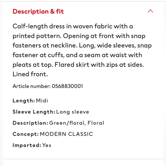 H&M floral dress perfect - Picture 2 of 9